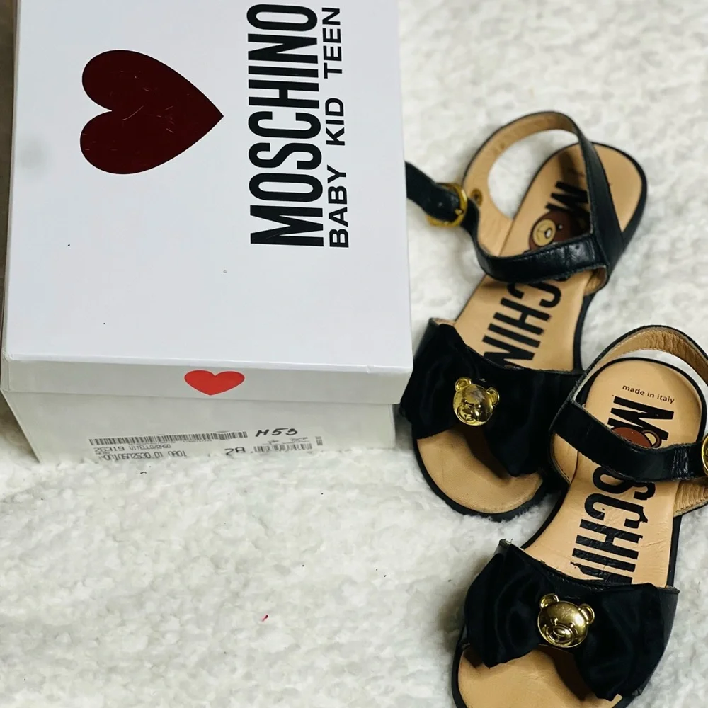 Toddler girl moschino sandals